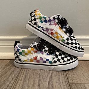 Kids Vans checkered multicoloured size 9